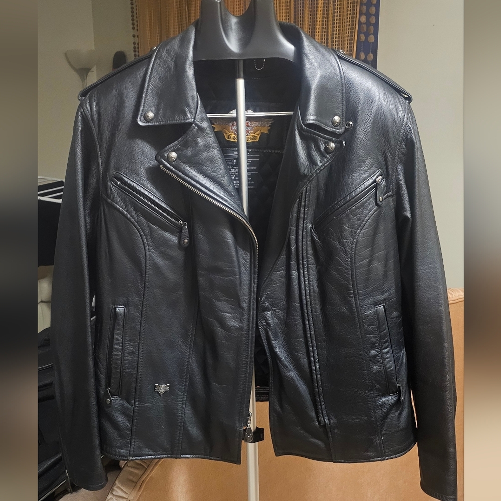 Harley Davidson 50th anniversary leather jacket